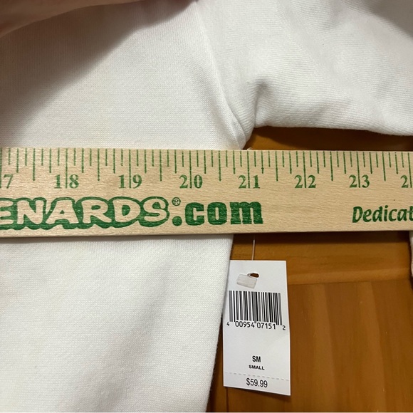 Disney World White Peace Sign Sweatshirt Size Small NWT - Picture 9 of 10